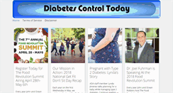 Desktop Screenshot of diabetescontroltoday.com