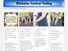 Tablet Screenshot of diabetescontroltoday.com